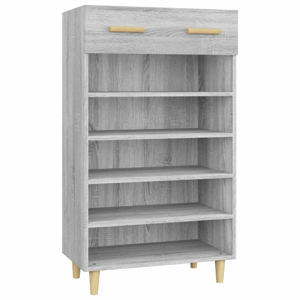 Schoenenkast 60x35x105 cm bewerkt hout