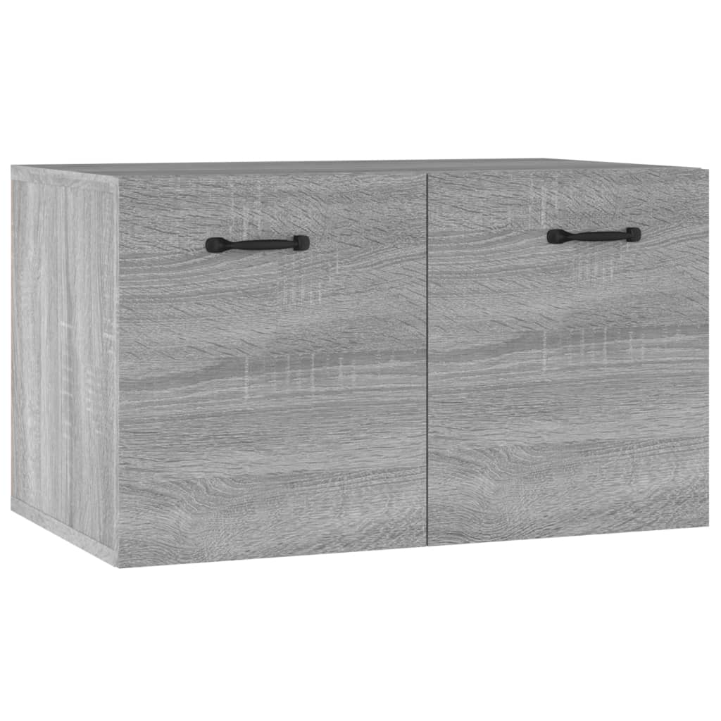 Wandkast 60x36,5x35 cm bewerkt hout eikenkleurig