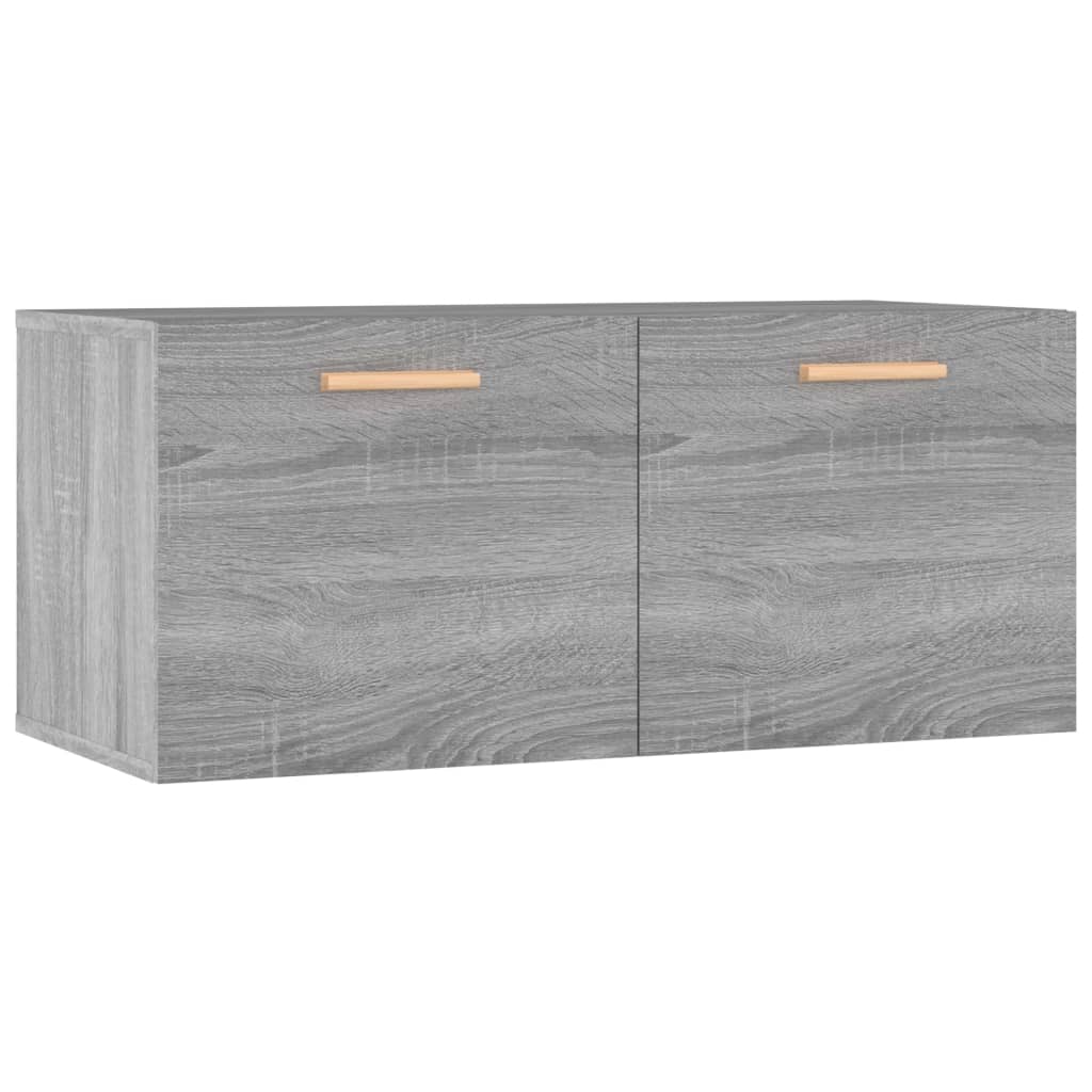 Wandkast 80x35x36,5 cm bewerkt hout