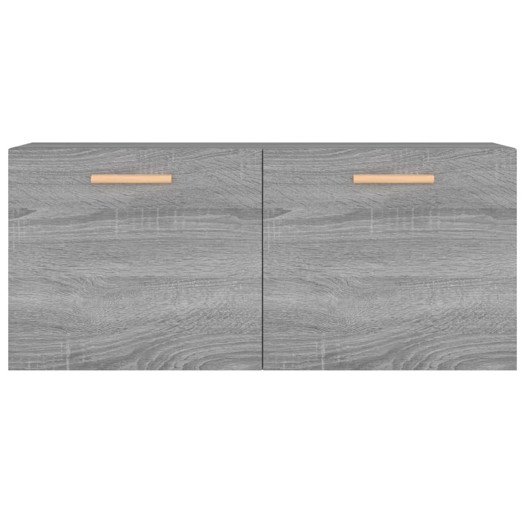 Wandkast 80x35x36,5 cm bewerkt hout