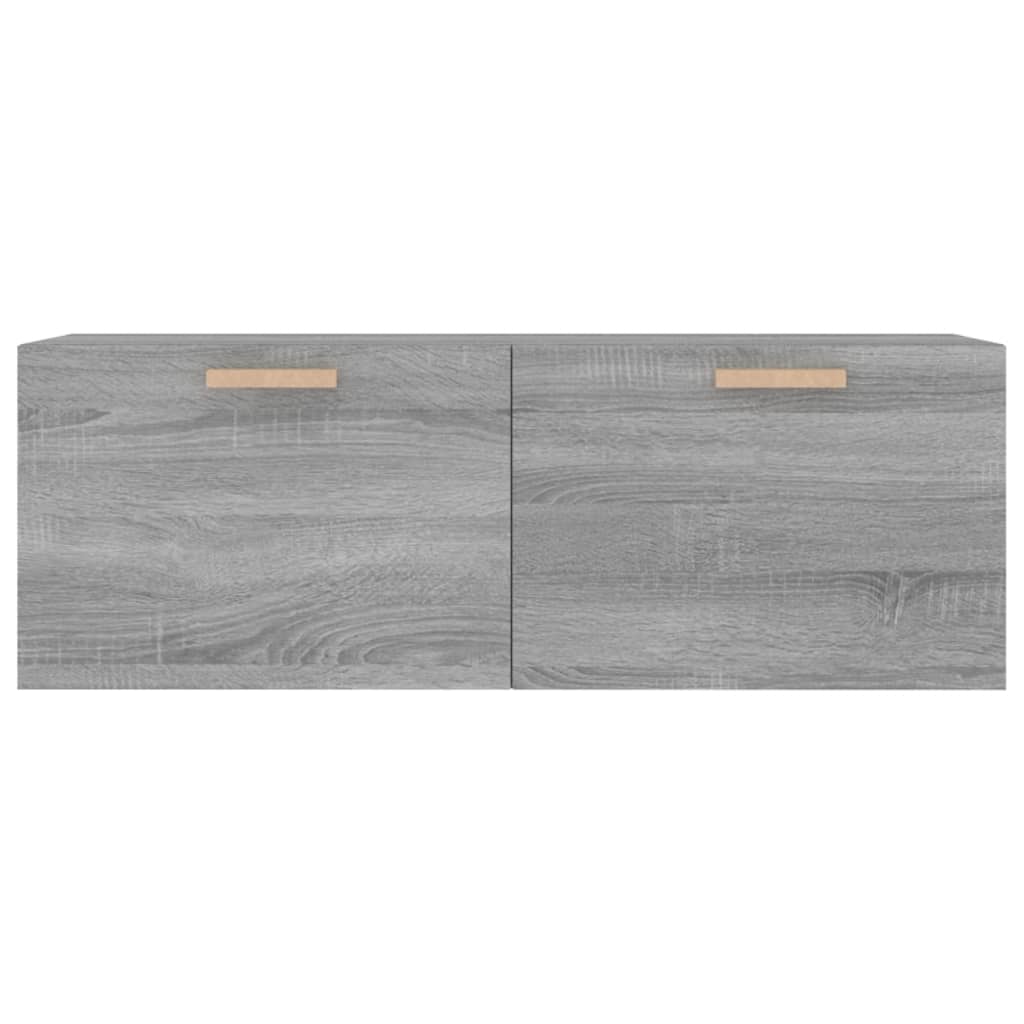 Wandkast 100x36,5x35 cm bewerkt hout