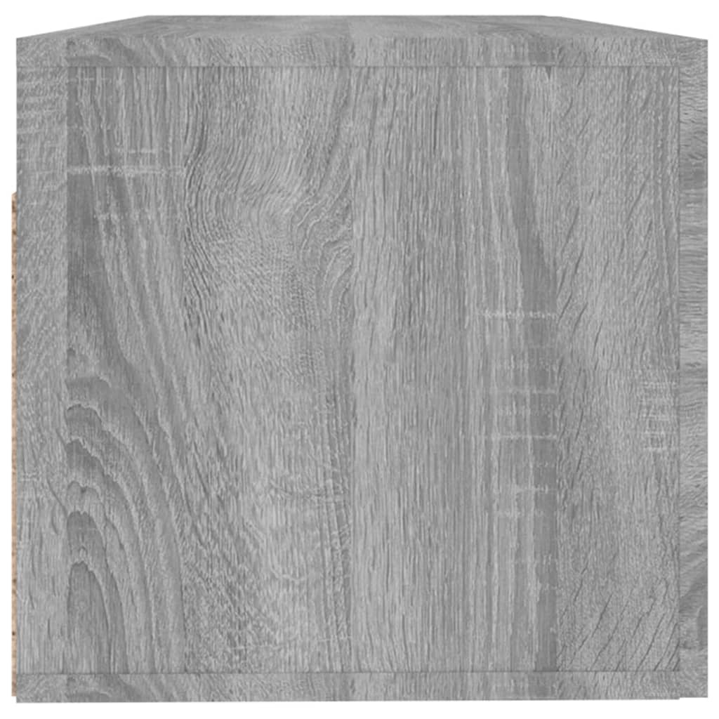 Wandkast 100x36,5x35 cm bewerkt hout