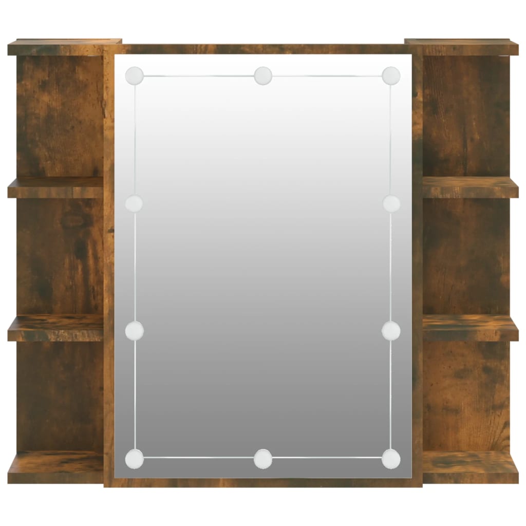 Armoire à miroir avec éclairage LED 70x16,5x60 cm