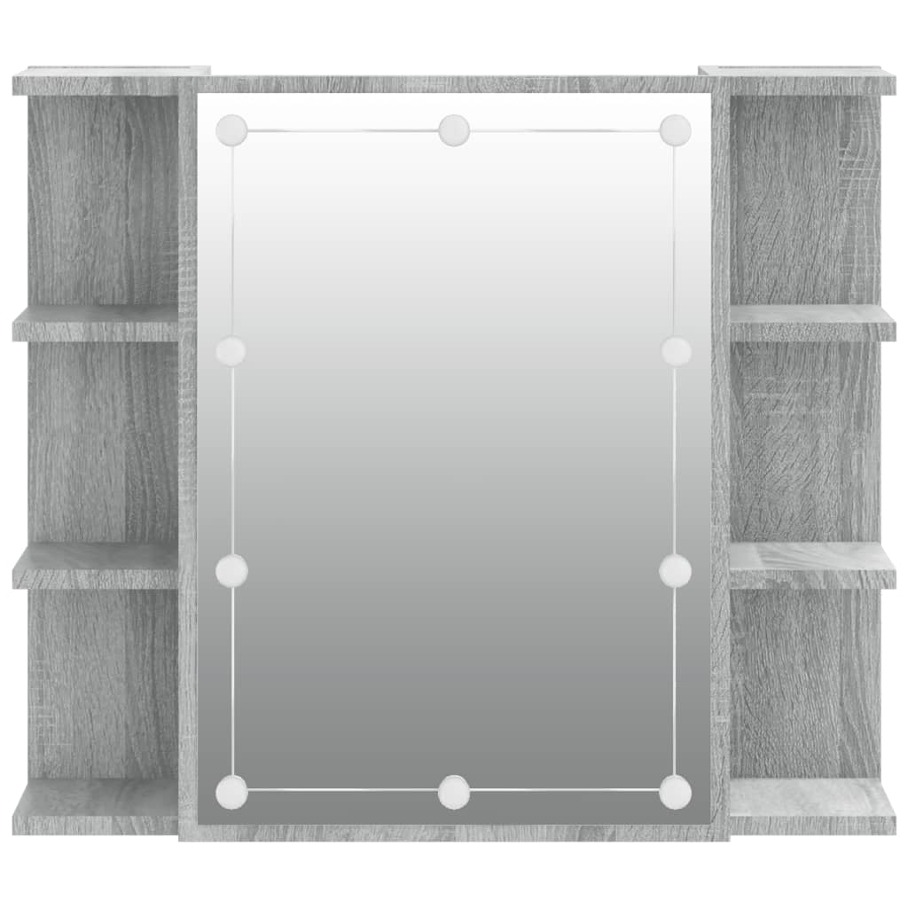 Armoire à miroir avec éclairage LED 70x16,5x60 cm