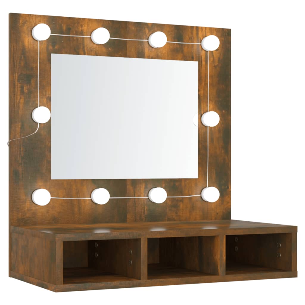 Spiegelkast met LED-verlichting 60x31,5x62 cm