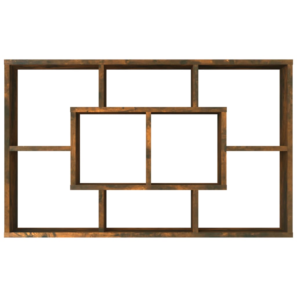 Wandschap 85x16x52,5 cm bewerkt hout