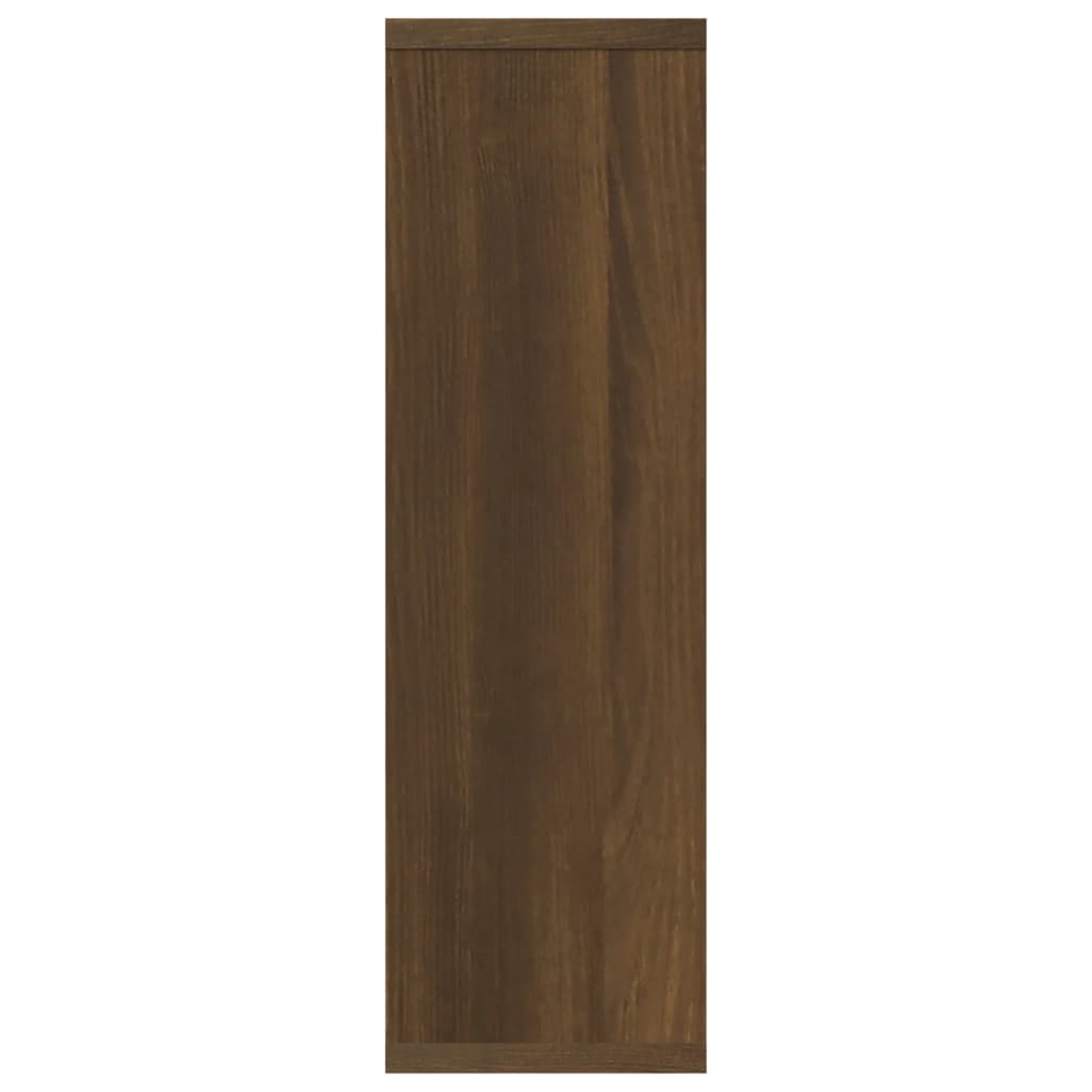 Wandschap 85x16x52,5 cm bewerkt hout