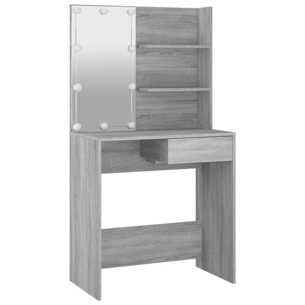 Kaptafel met LED-verlichting 74,5x40x141 cm