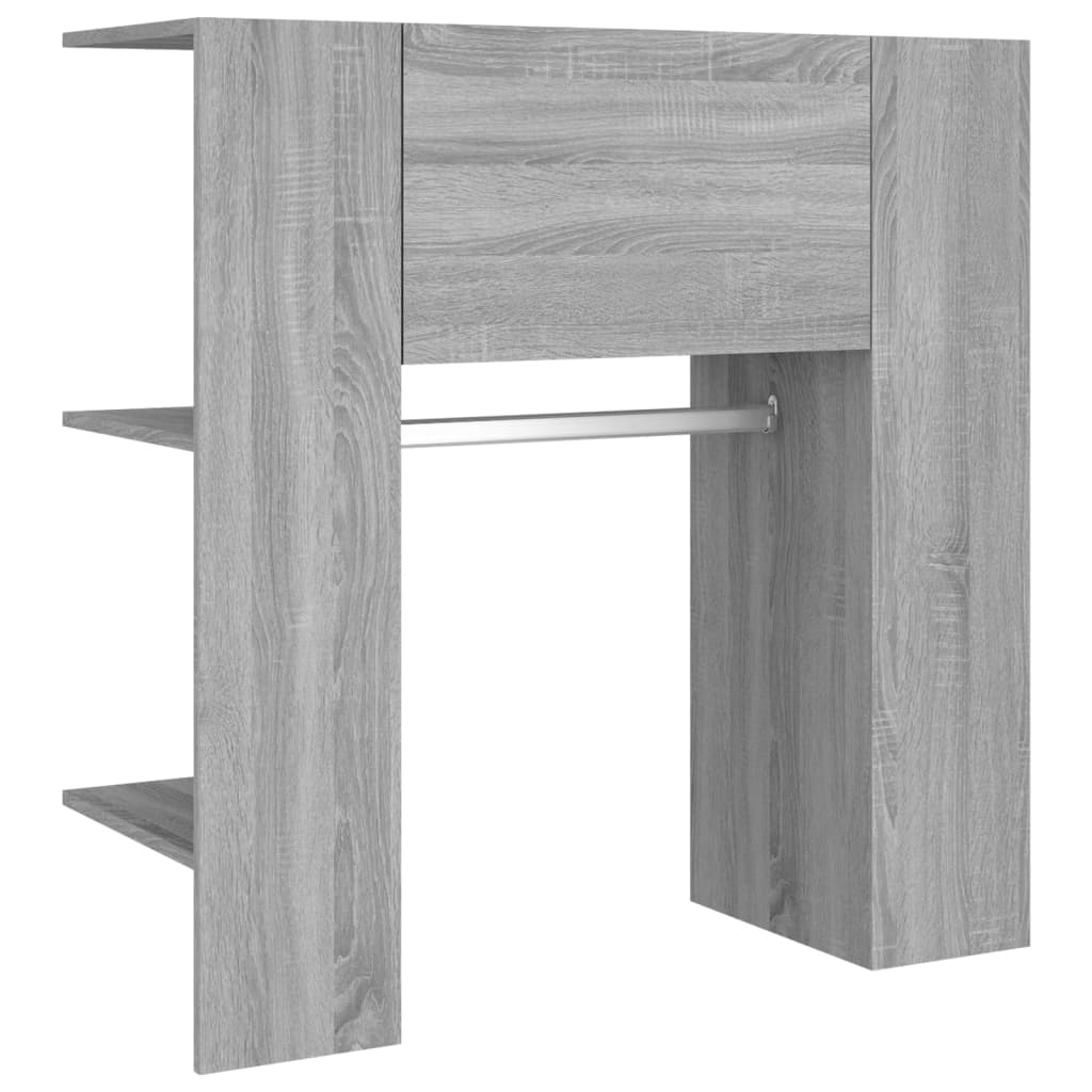 Halmeubel 97,5x37x99 cm bewerkt hout eikenkleurig