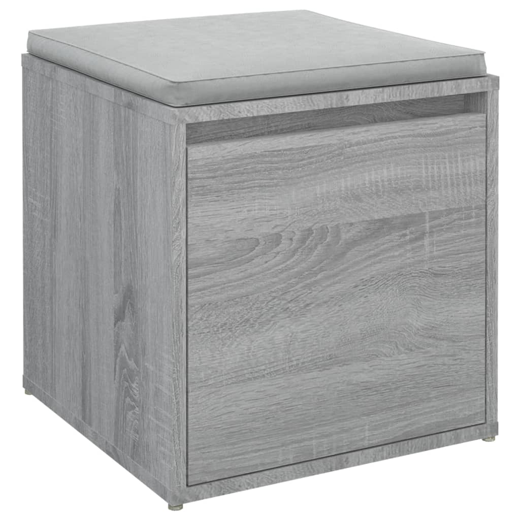 Opbergbox met lade 40,5x40x40 cm bewerkt hout