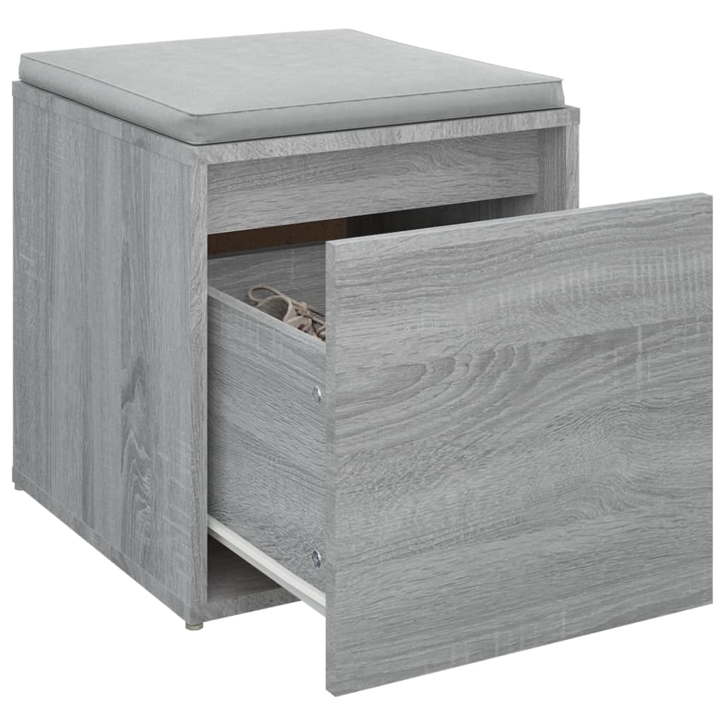 Opbergbox met lade 40,5x40x40 cm bewerkt hout