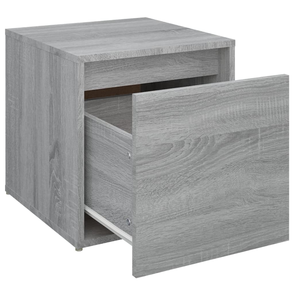 Opbergbox met lade 40,5x40x40 cm bewerkt hout