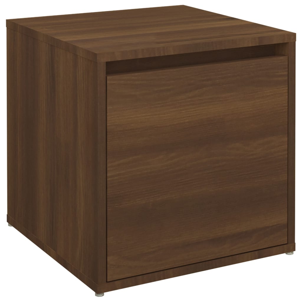 Opbergbox met lade 40,5x40x40 cm bewerkt hout