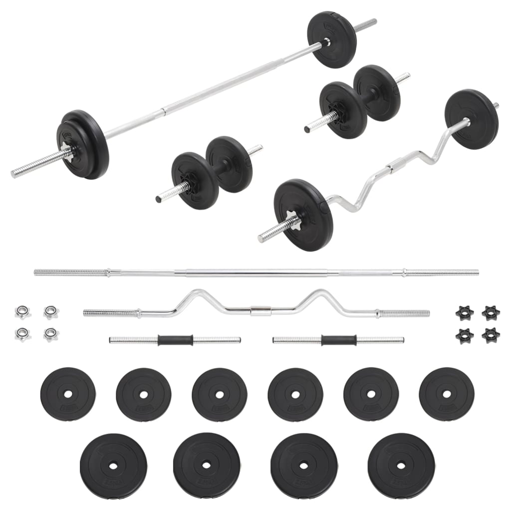 Ensemble d'haltères avec poids 120 kg