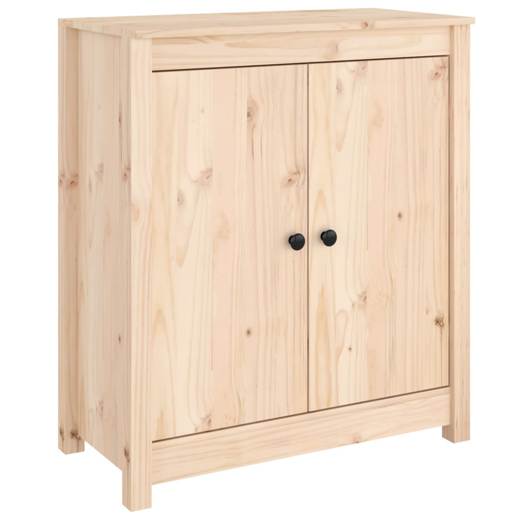 Buffets 2 pcs 70x35x80 cm en bois de pin massif