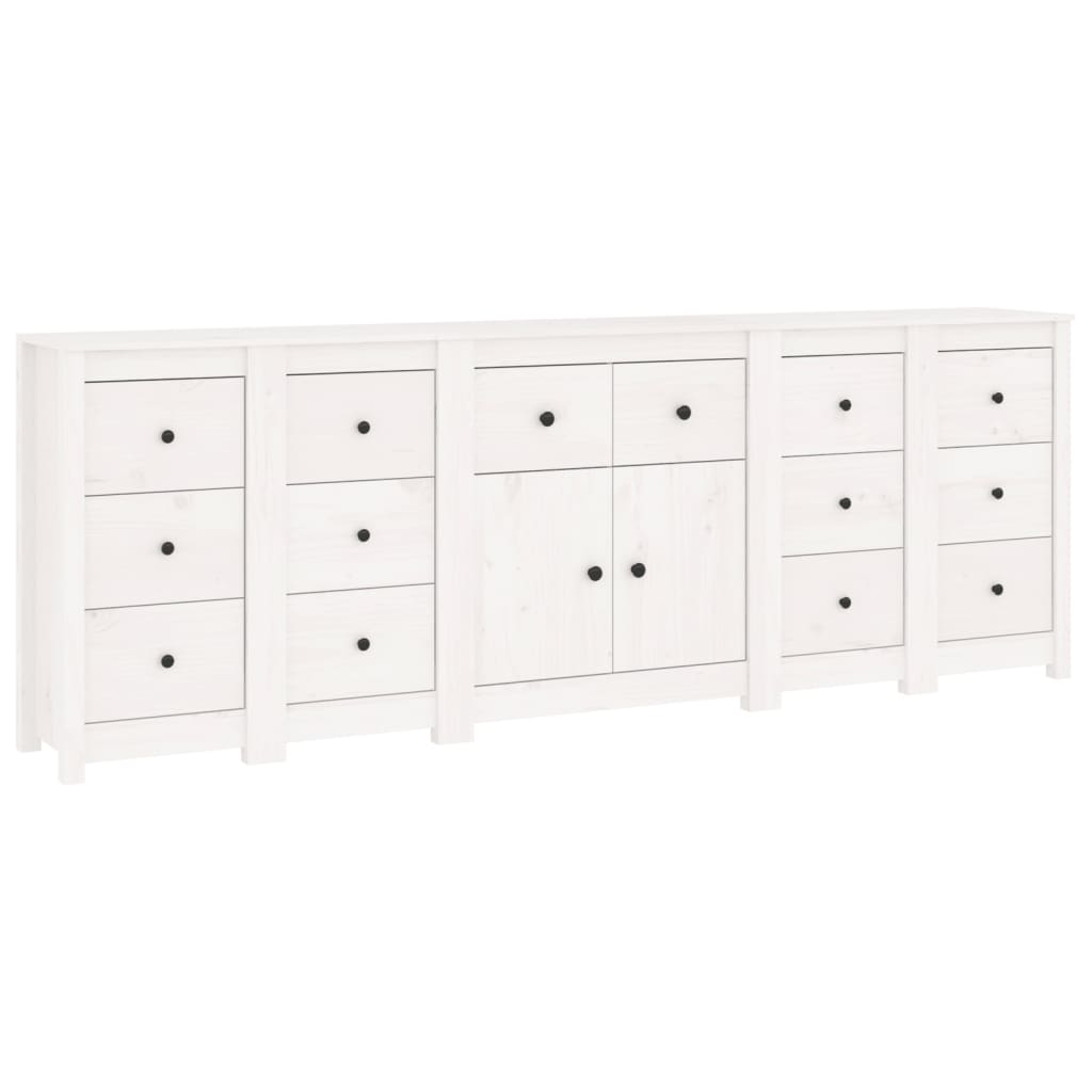 Dressoir 230x35x80 cm massief grenenhout