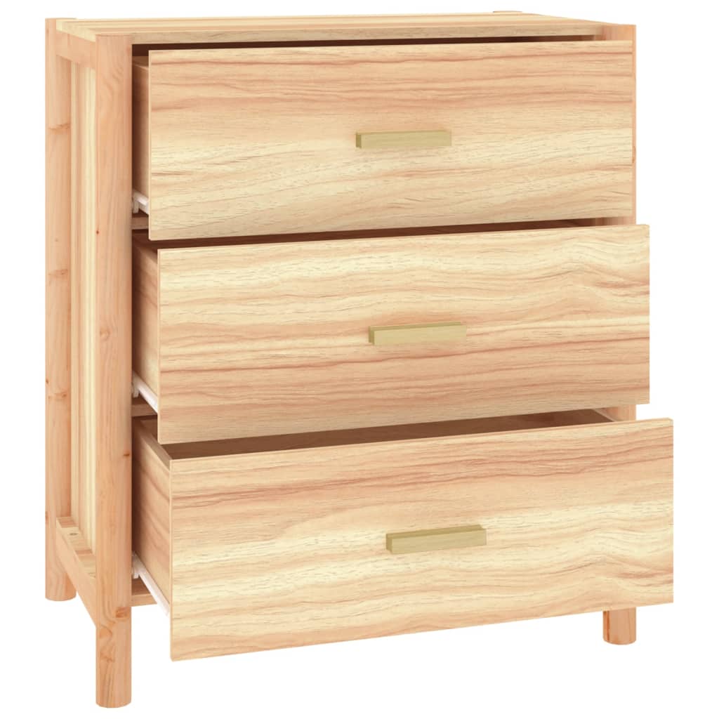 Dressoir 62x38x70 cm bewerkt hout