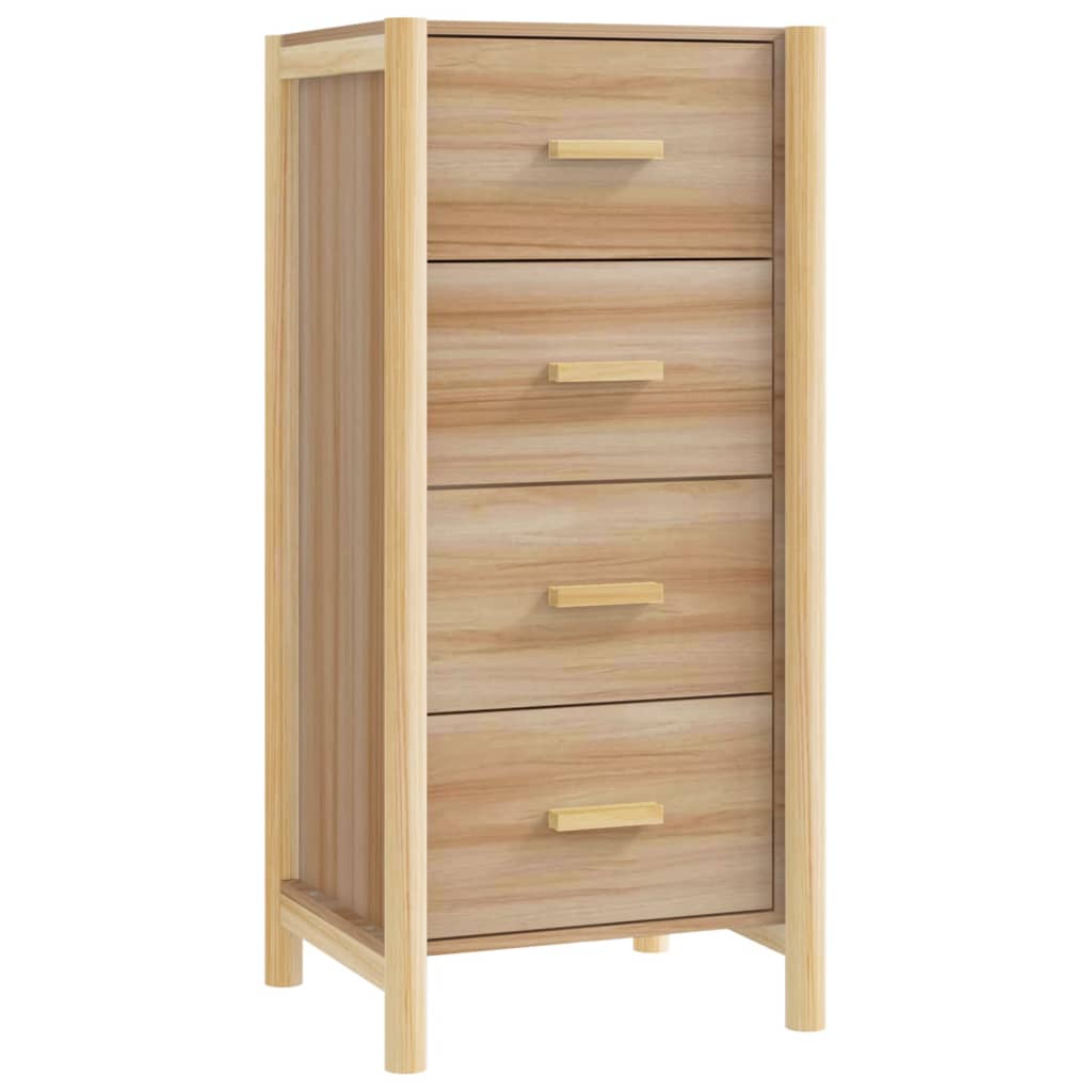 Hoge kast 42x38x90 cm bewerkt hout