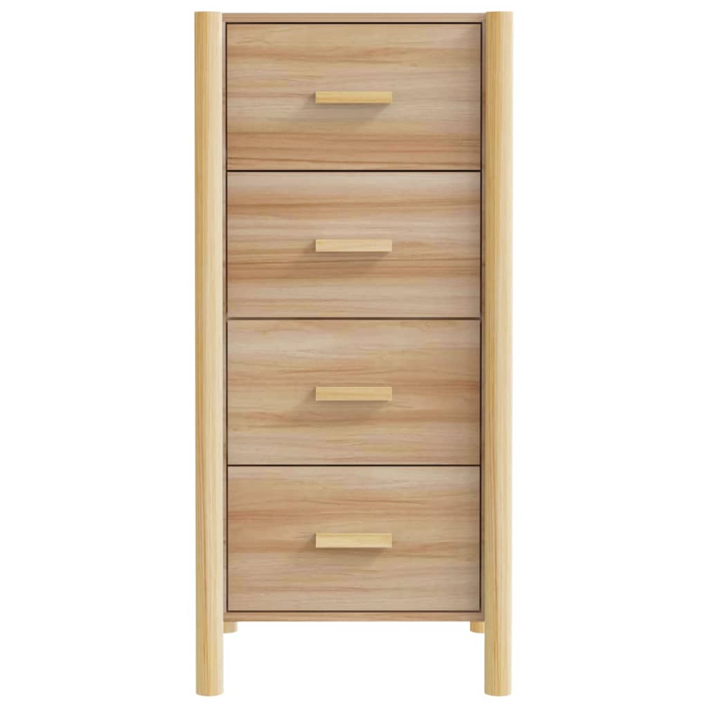 Hoge kast 42x38x90 cm bewerkt hout