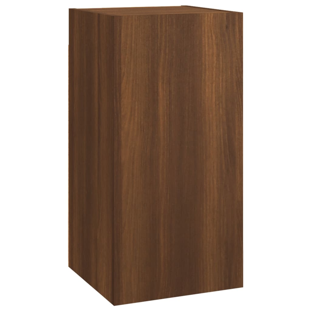 Ensemble meuble TV 3 pièces en bois couleur chêne