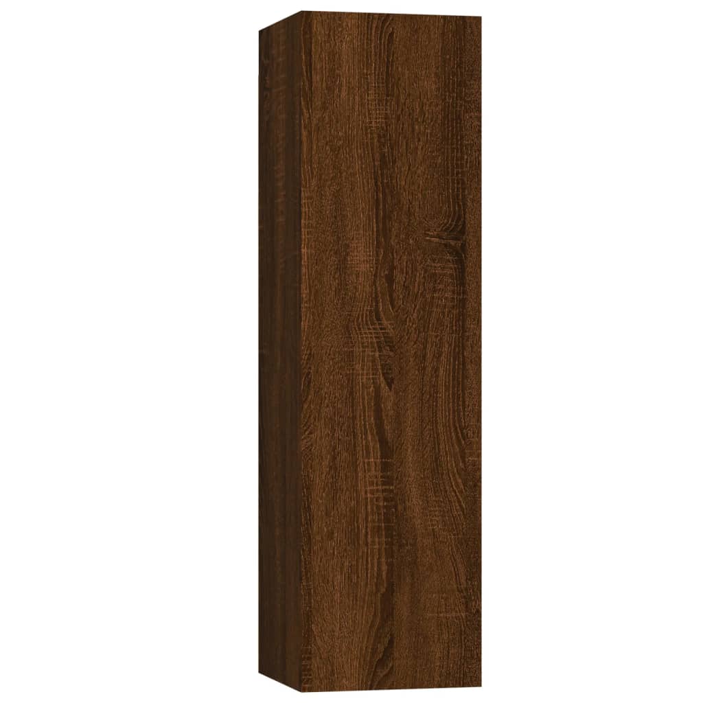 Ensemble meuble TV 3 pièces en bois couleur chêne