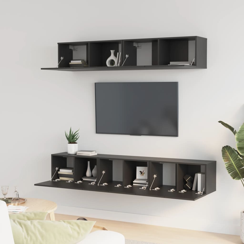 Ensemble de meubles TV 5 pièces en bois