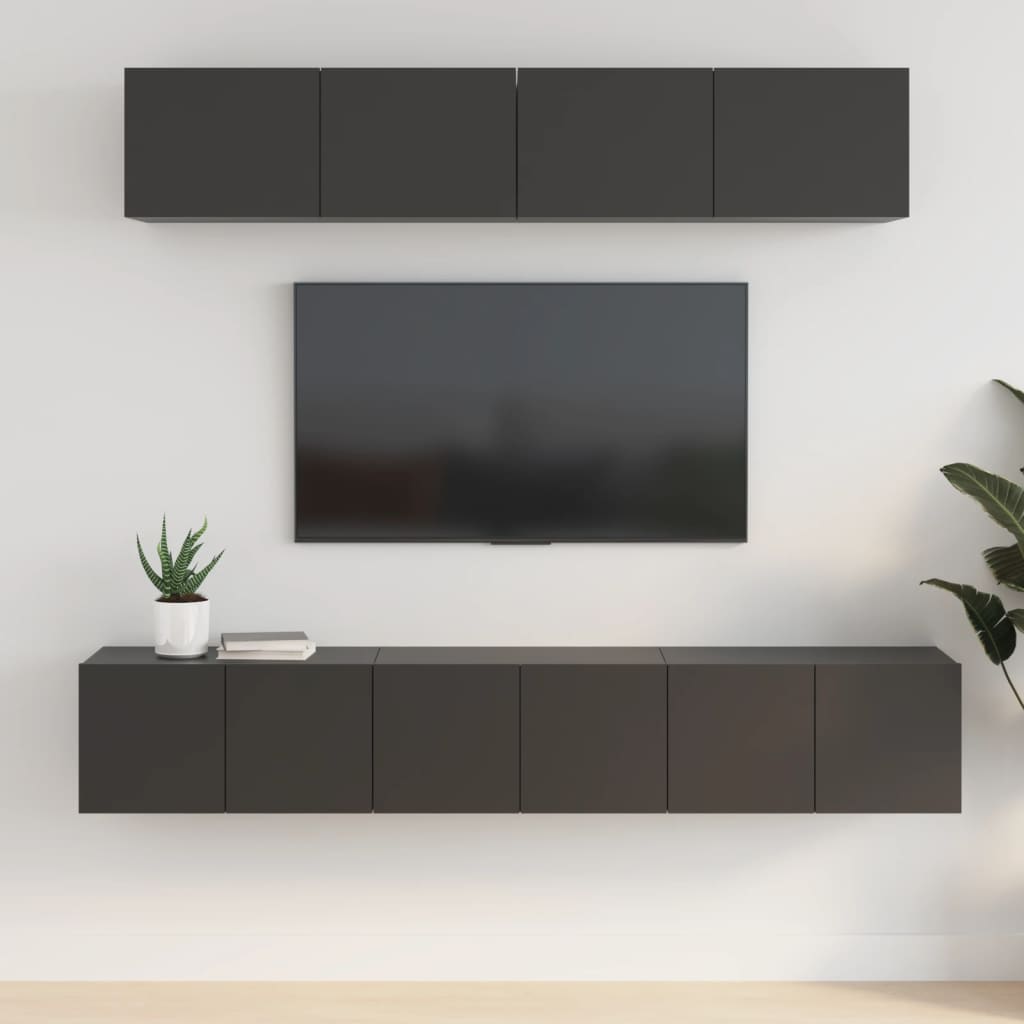 Ensemble de meubles TV 5 pièces en bois