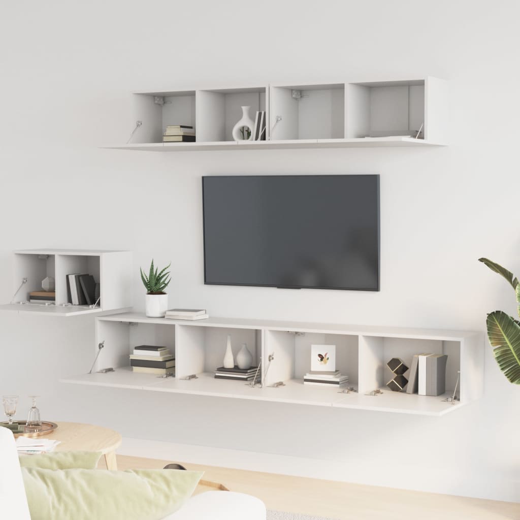 Ensemble de meubles TV 5 pièces en bois