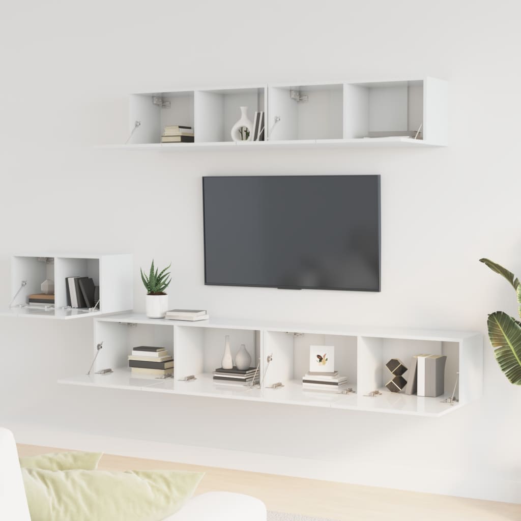 Ensemble de meubles TV 5 pièces en bois