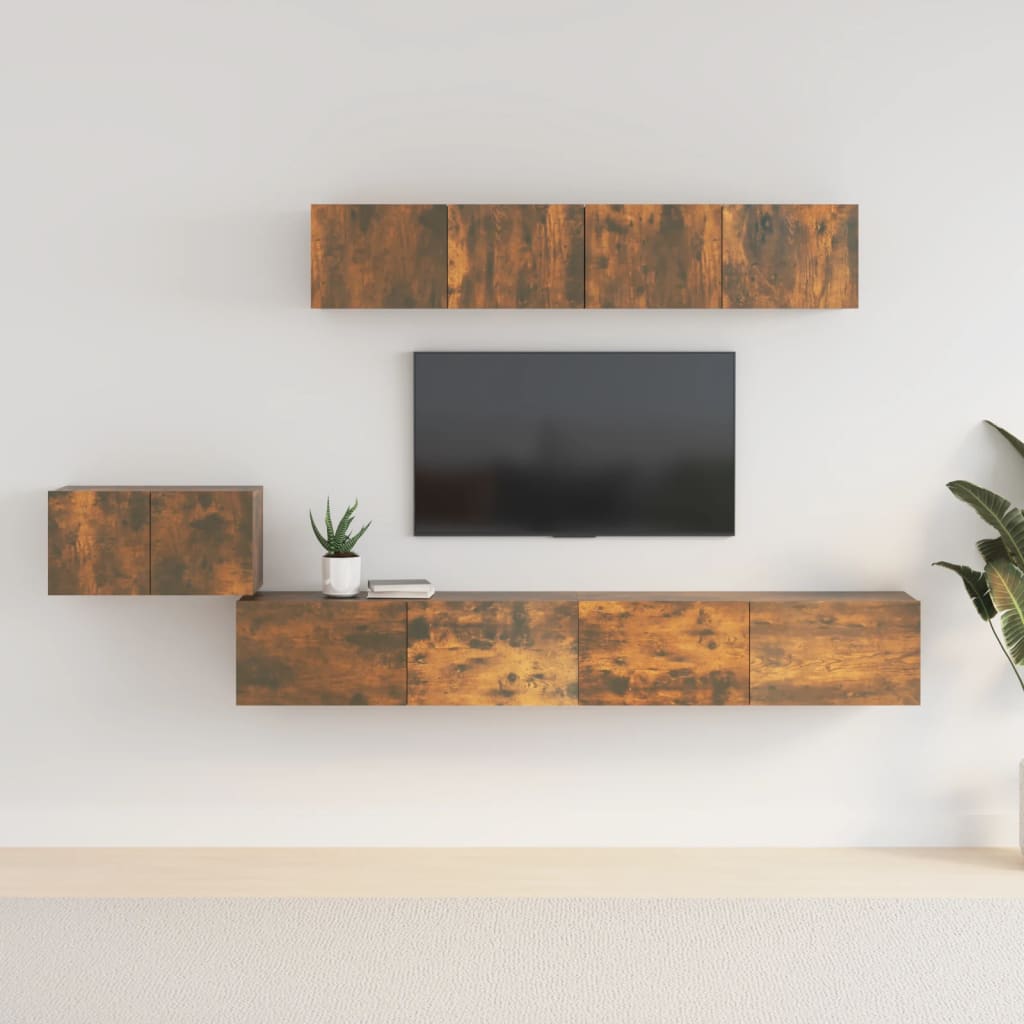 Ensemble de meubles TV 5 pièces en bois