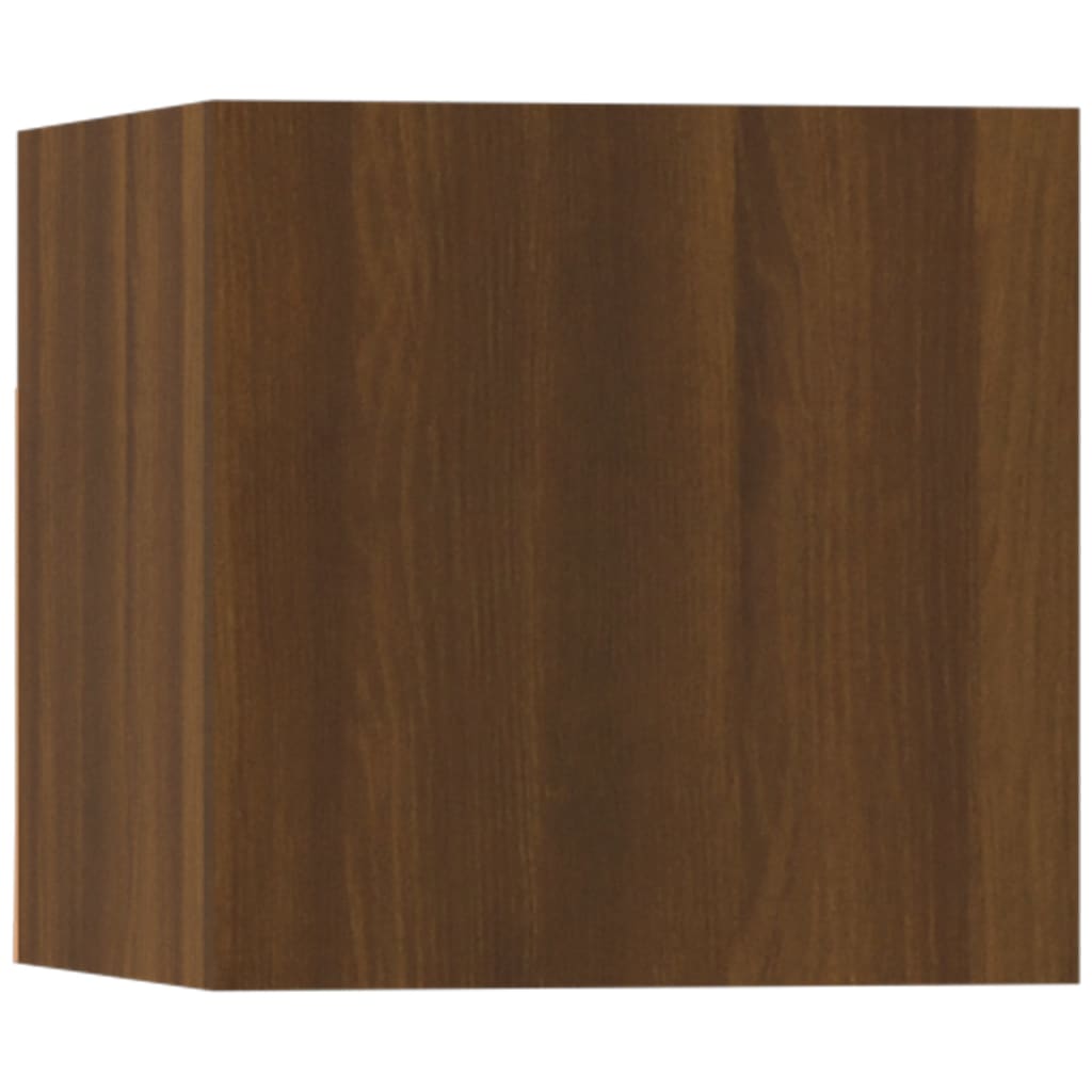 Ensemble meuble TV 5 pièces en bois couleur chêne