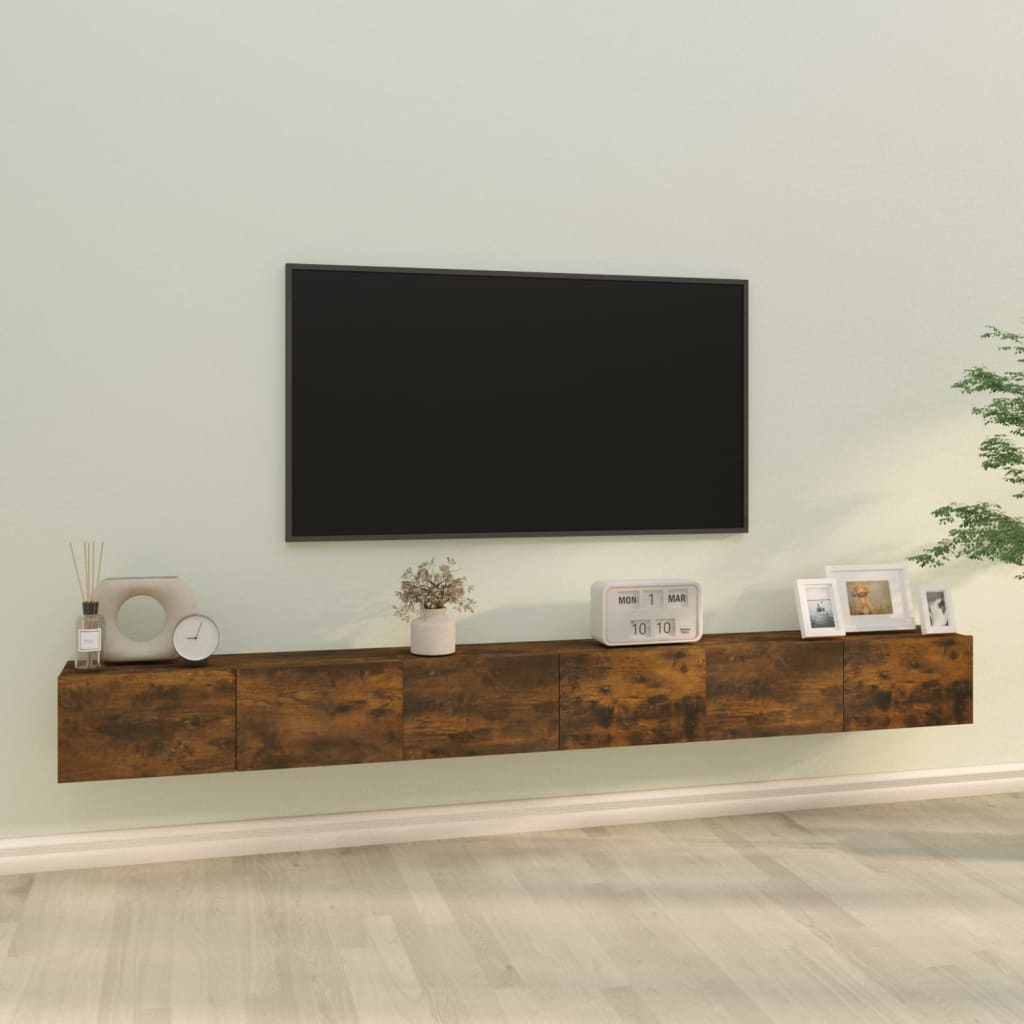 Ensemble meuble TV 3 pièces en bois couleur chêne