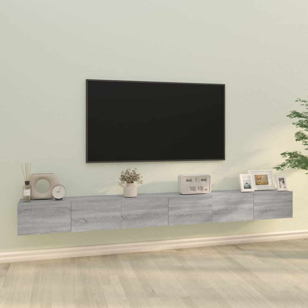 Ensemble meuble TV 3 pièces en bois couleur chêne