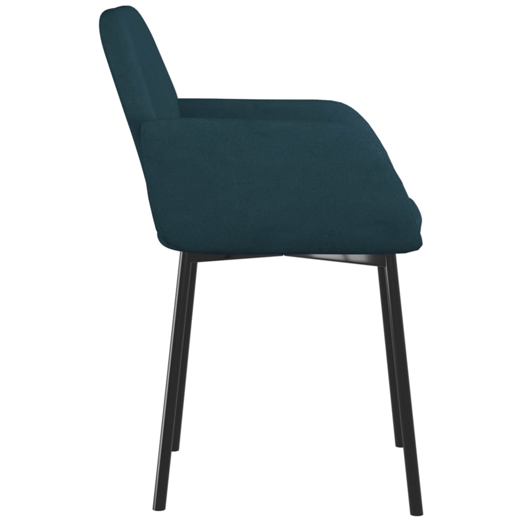 Eetkamerstoelen 2 st fluweel