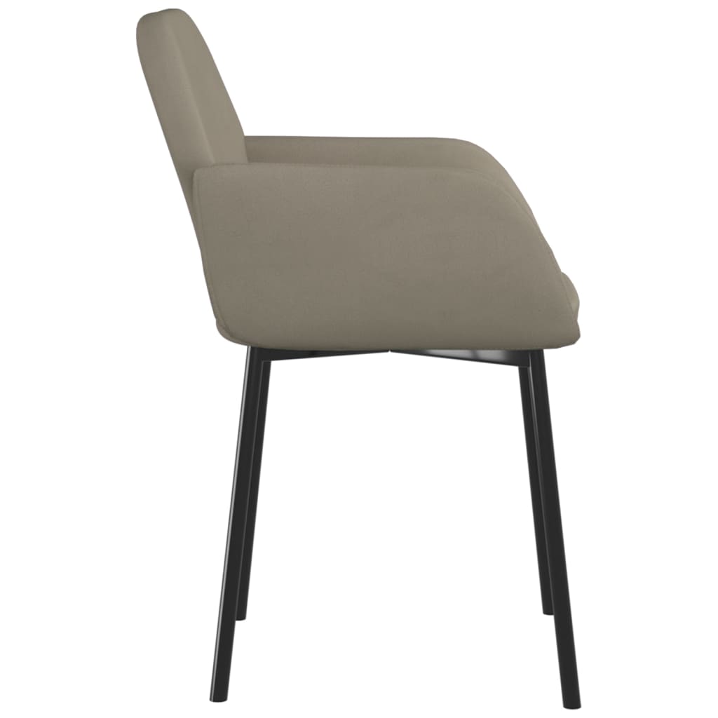 Eetkamerstoelen 2 st fluweel