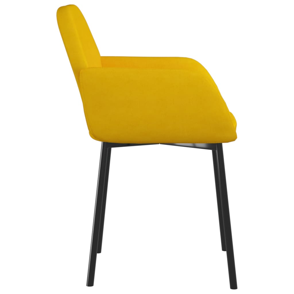 Eetkamerstoelen 2 st fluweel