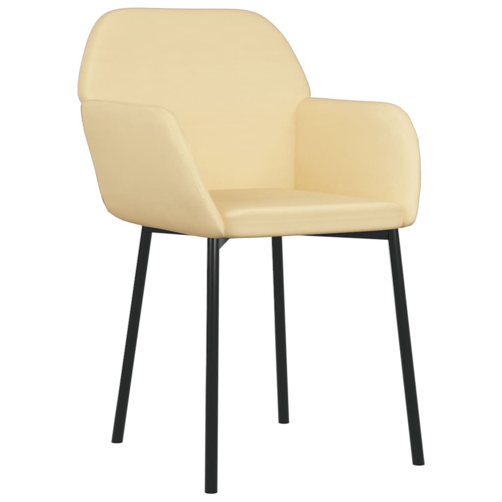 Eetkamerstoelen 2 st fluweel