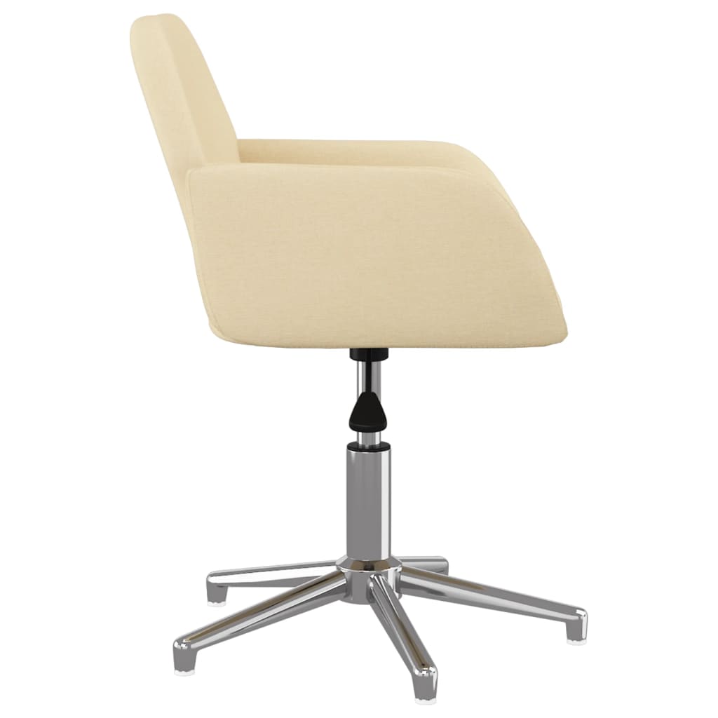 Chaise de bureau pivotante en tissu