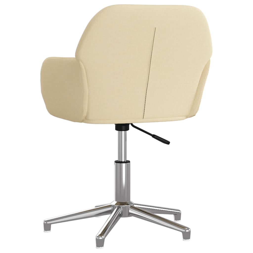 Chaise de bureau pivotante en tissu