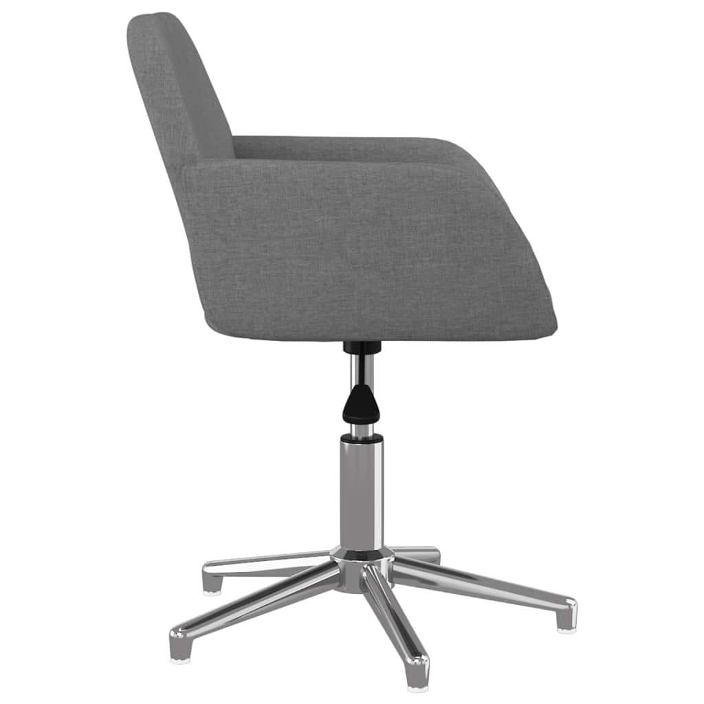 Chaise de bureau pivotante en tissu