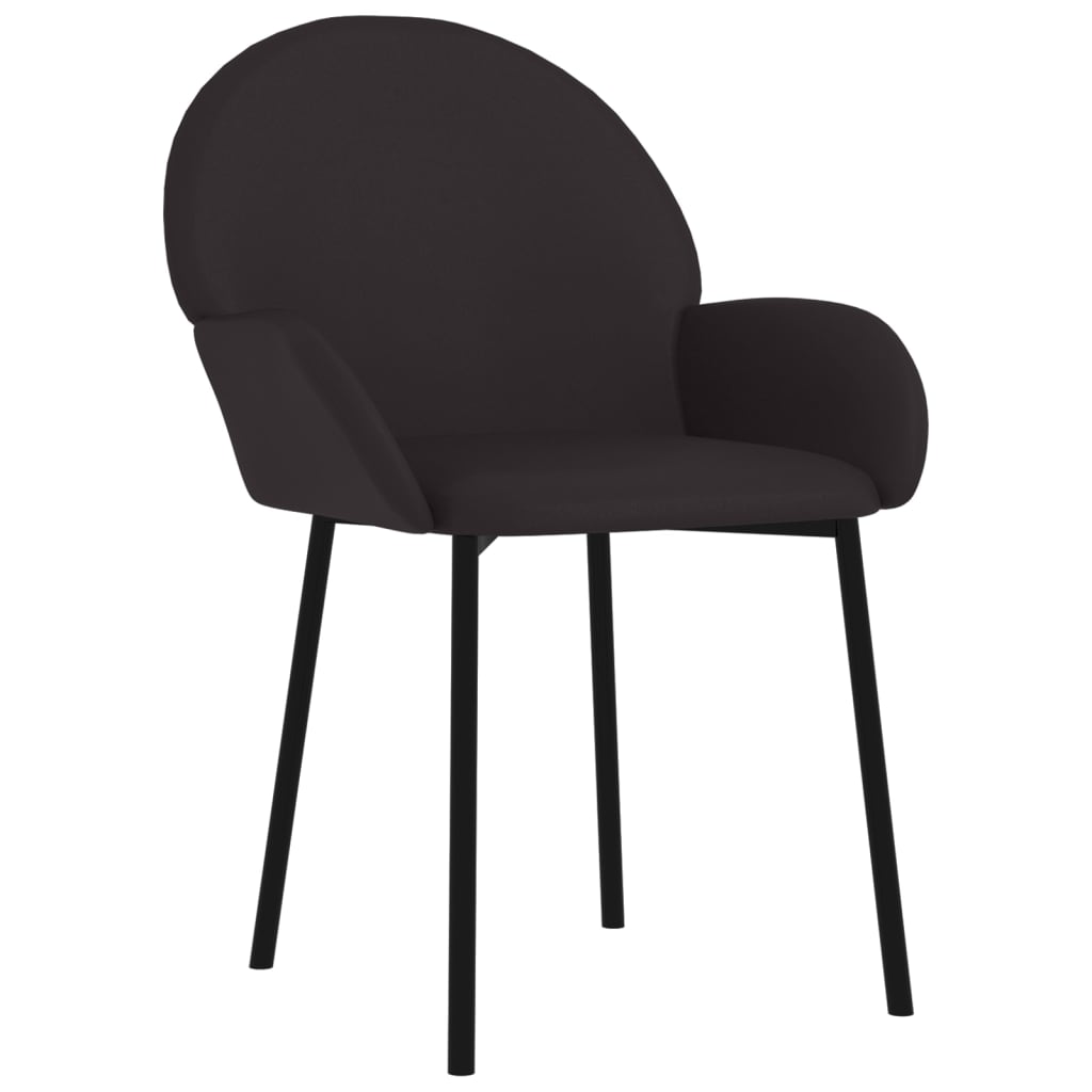 Eetkamerstoelen 2 st kunstleer crèmekleurig