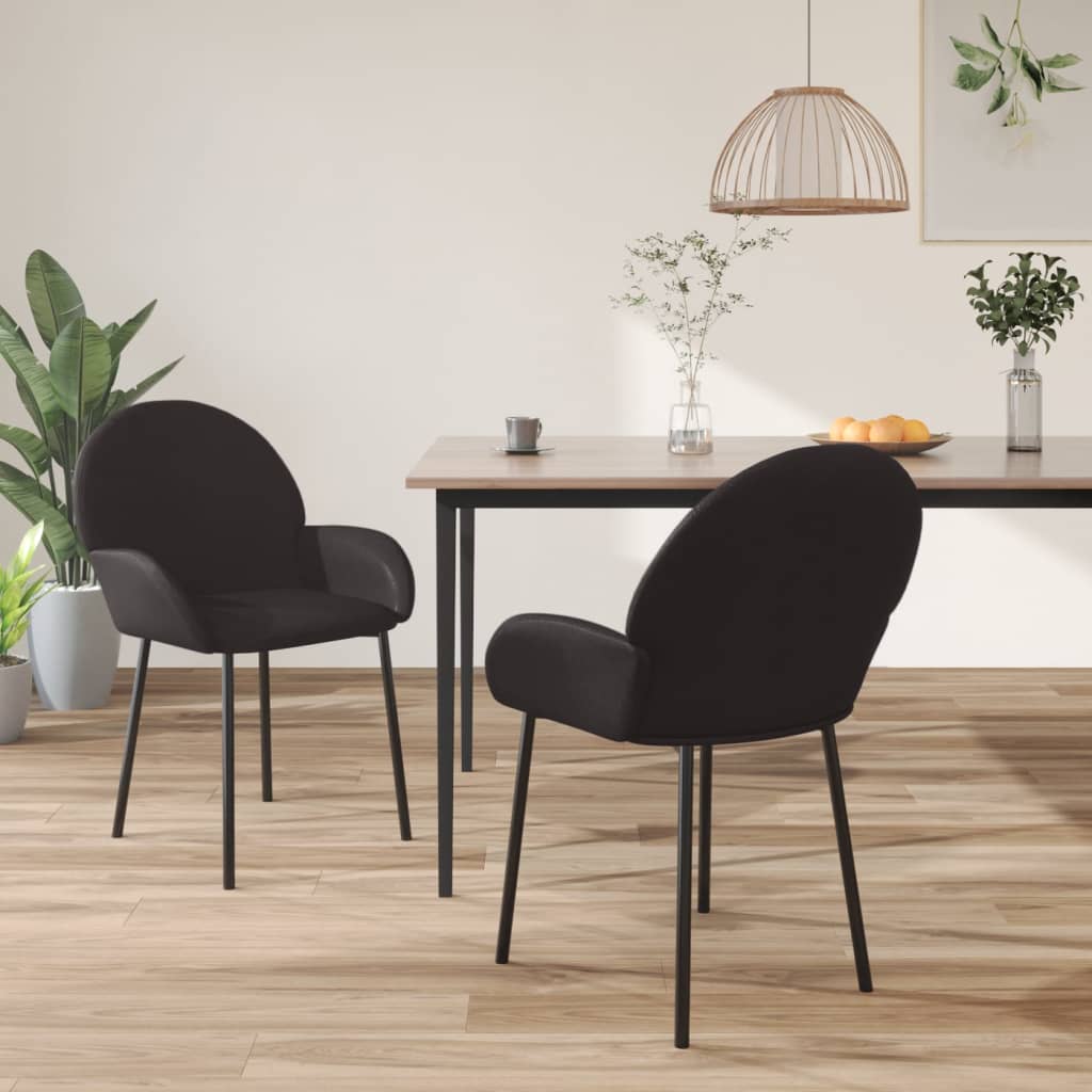 Chaises de salle à manger 2 pcs simili cuir