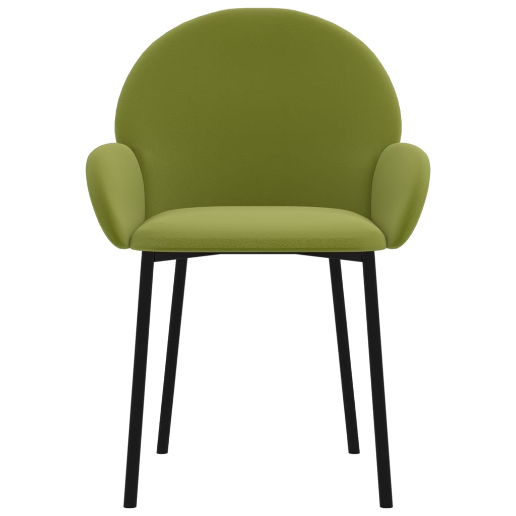 Eetkamerstoelen 2 st fluweel