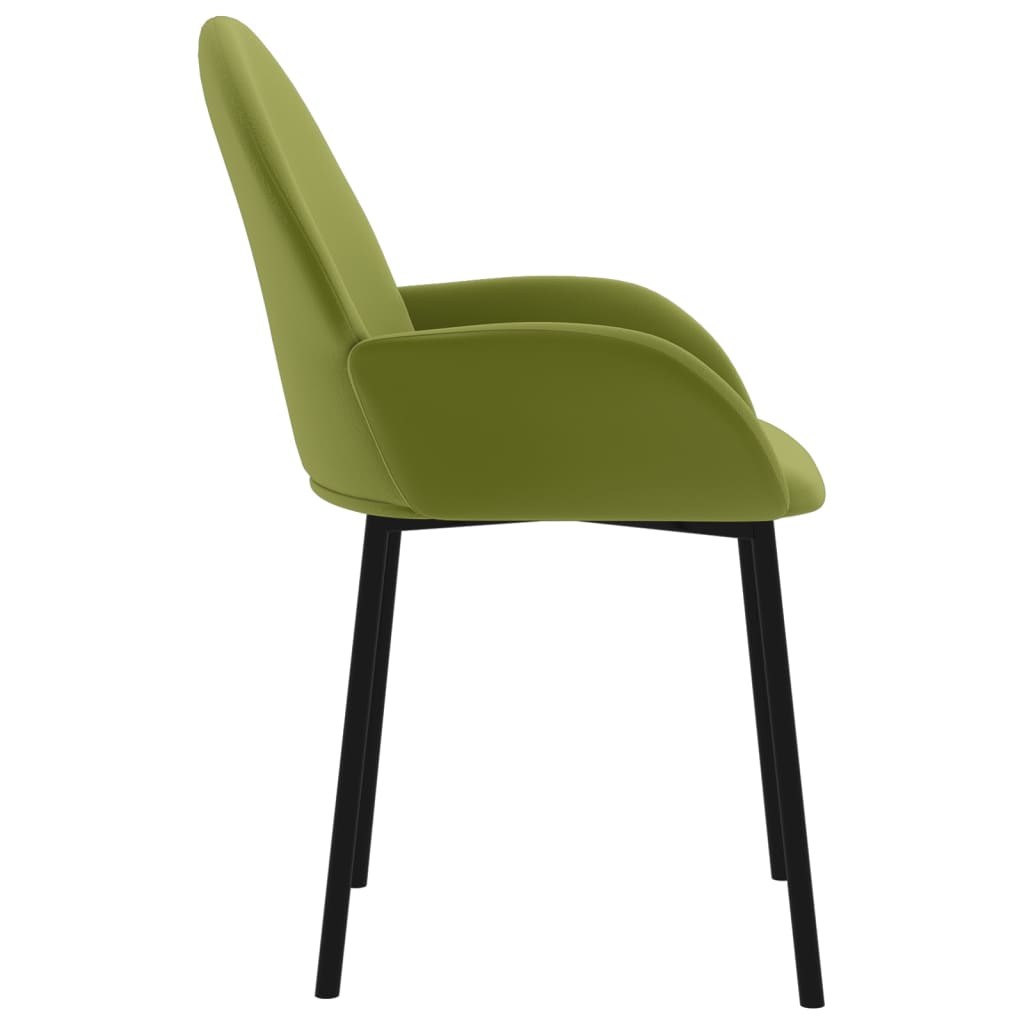 Eetkamerstoelen 2 st fluweel