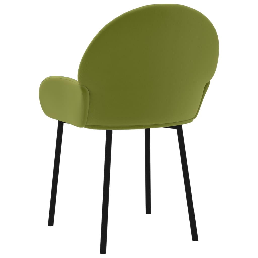 Eetkamerstoelen 2 st fluweel