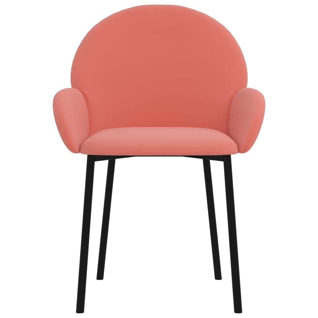 Eetkamerstoelen 2 st fluweel