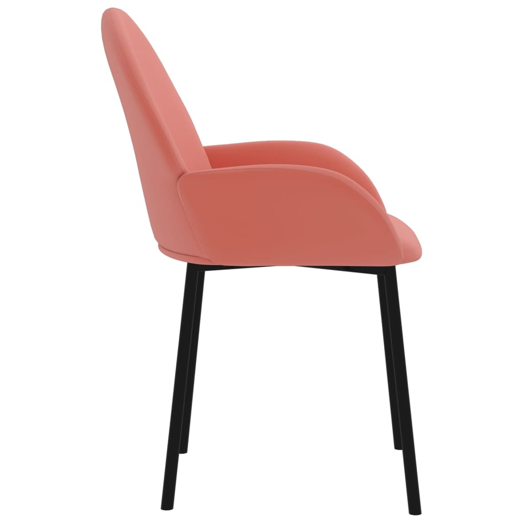 Eetkamerstoelen 2 st fluweel