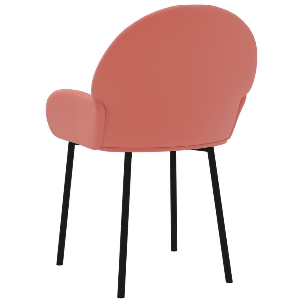 Eetkamerstoelen 2 st fluweel