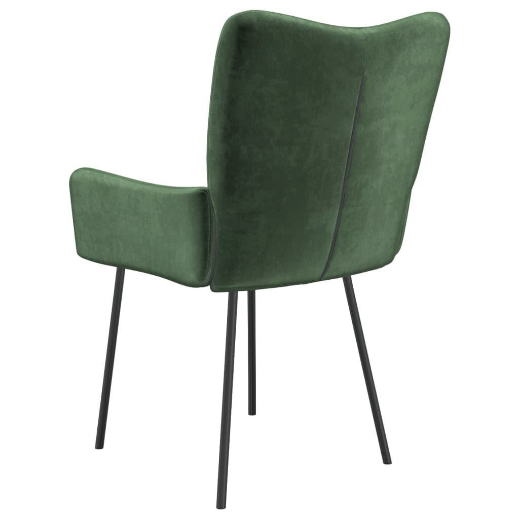 Eetkamerstoelen 2 st fluweel