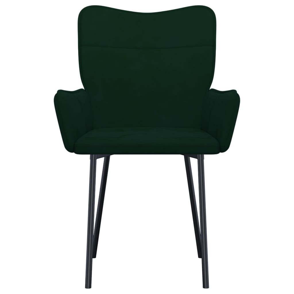 Eetkamerstoelen 2 st fluweel